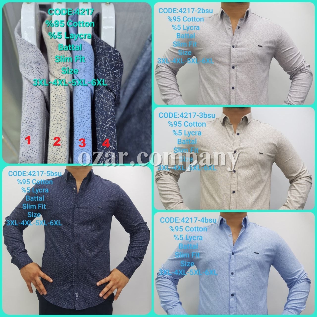 Мужская Рубашка Barbegal (Большие размеры)