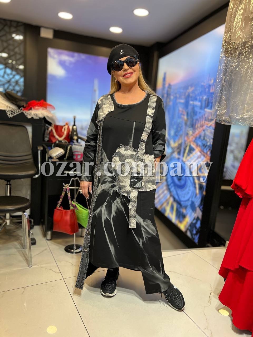 Женское Джинсовое Платье Iness (Большие размеры)