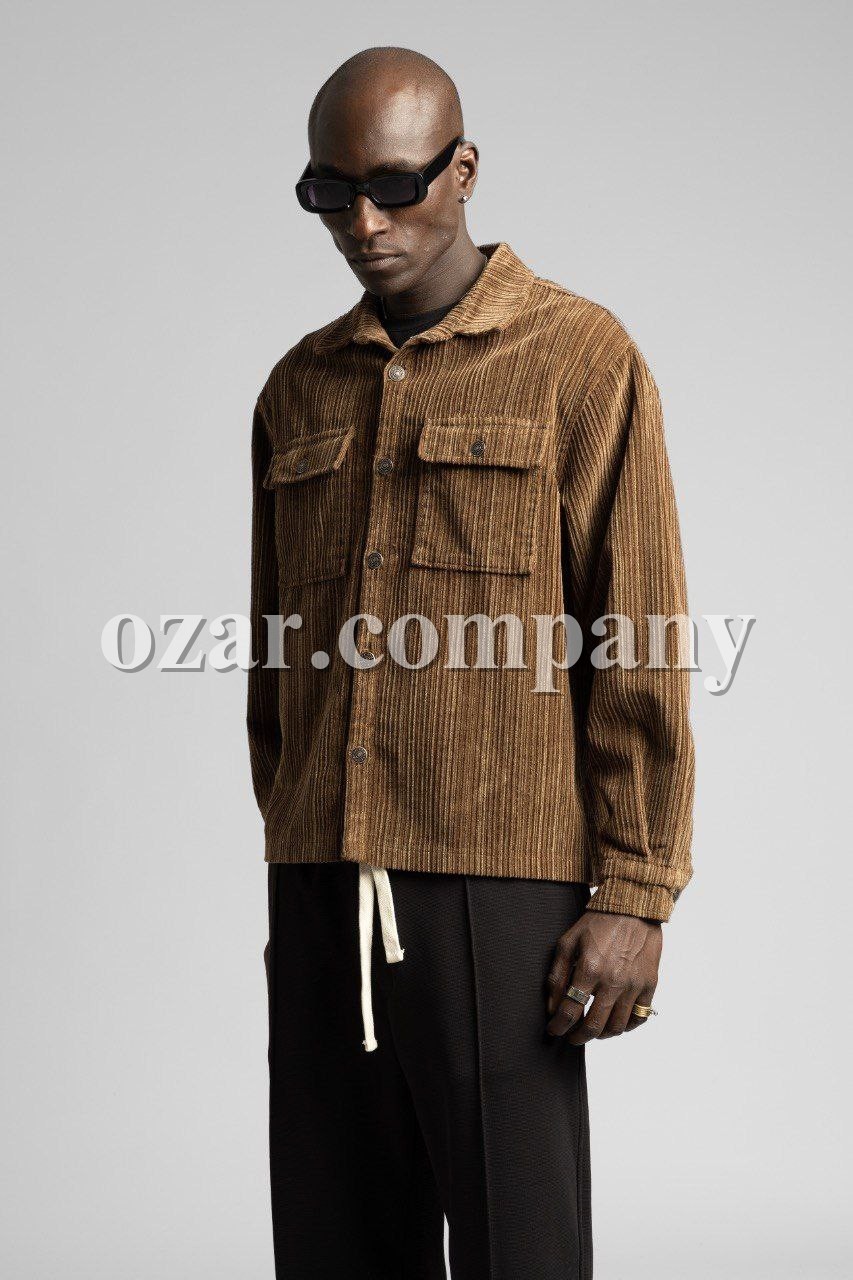 Мужская Вельветовая Рубашка Catch