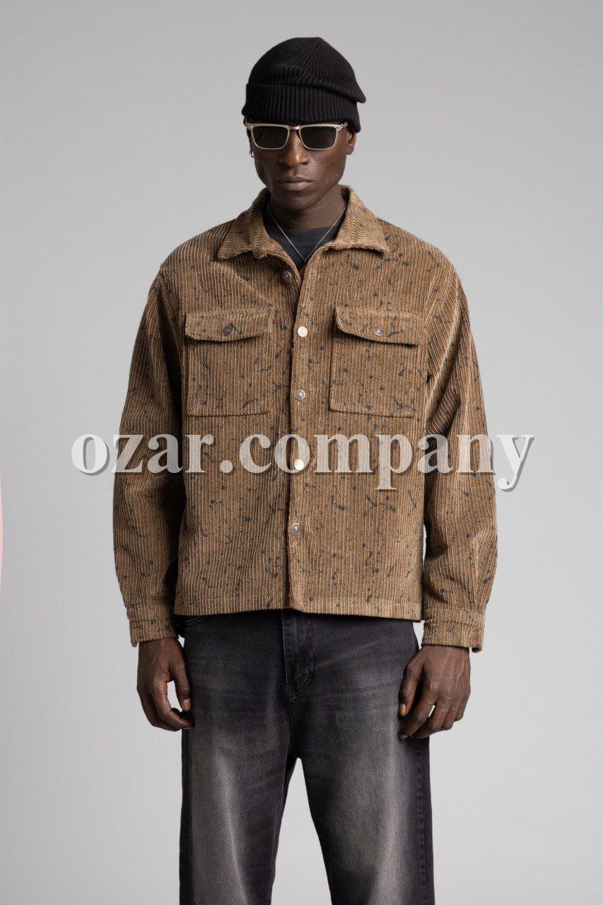 Мужская Вельветовая Рубашка Catch