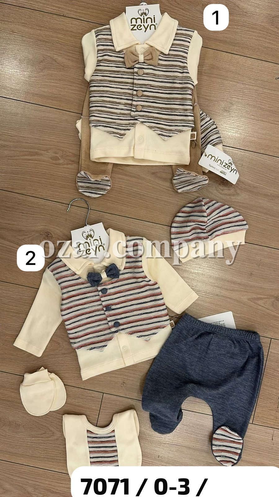 Комплект Для Мальчика Mini Zeyn (0-3мес.)