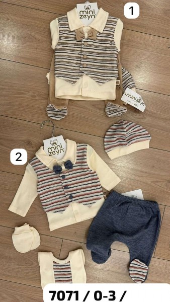Комплект Для Мальчика Mini Zeyn (0-3мес.)