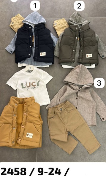 Костюм Четвёрка Для Мальчика Lucy (9-12-18-24мес.)