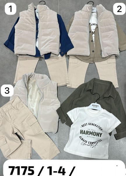 Костюм Четвёрка Для Мальчика Ercan (1-2-3-4лет) 