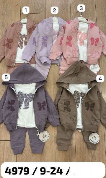 Костюм Тройка Для Девочки Partner (9-12-18-24мес.)