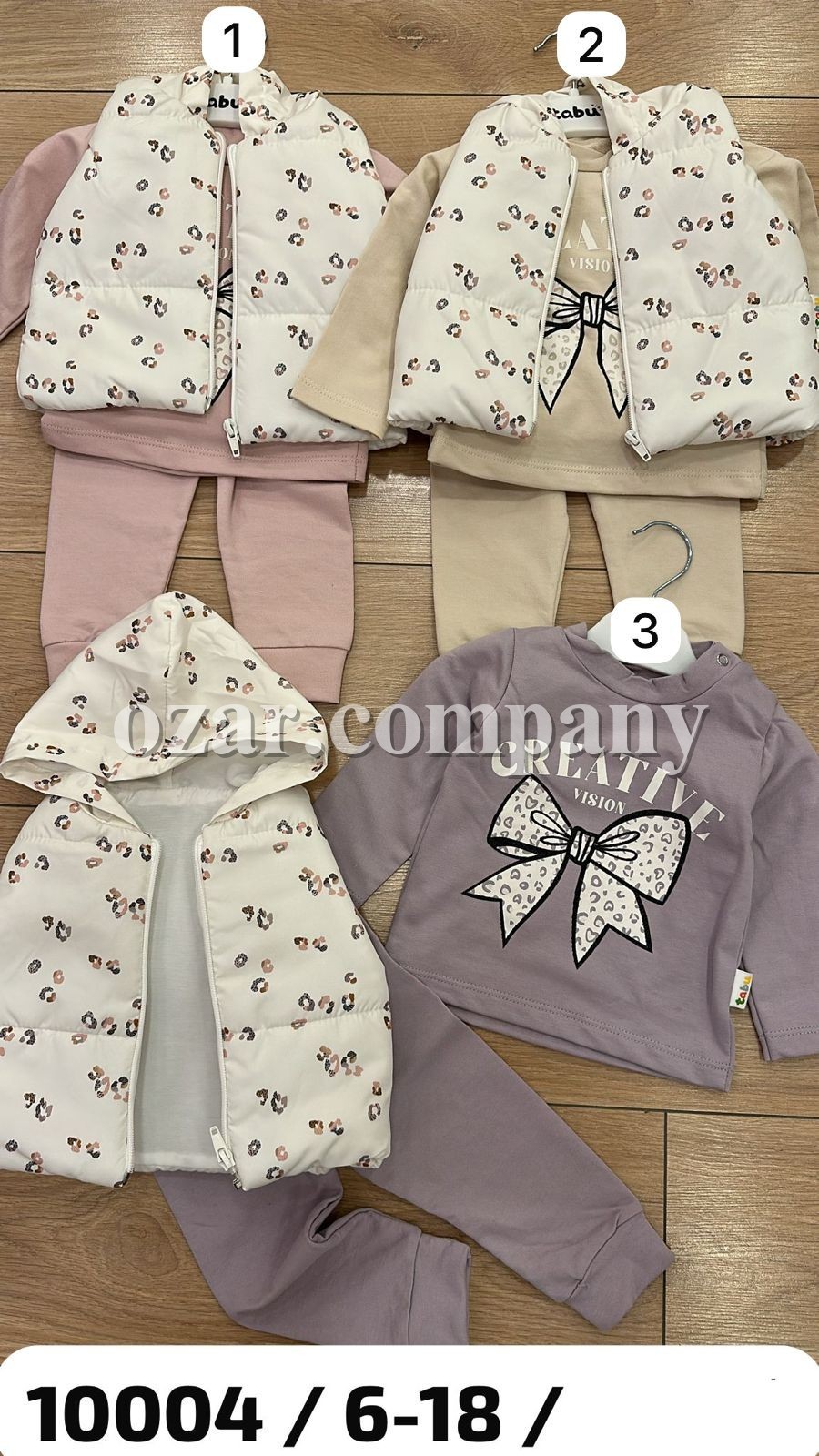 Костюм Тройка Для Девочки Tabu Kids (6-9-12-18мес.)