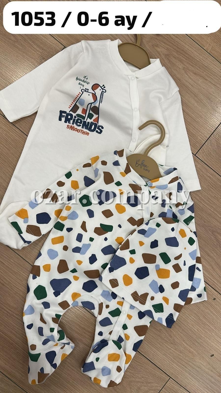 Пара Человечков Для Мальчика Balloon Baby (0-3/3-6мес. по 2 шт.) 