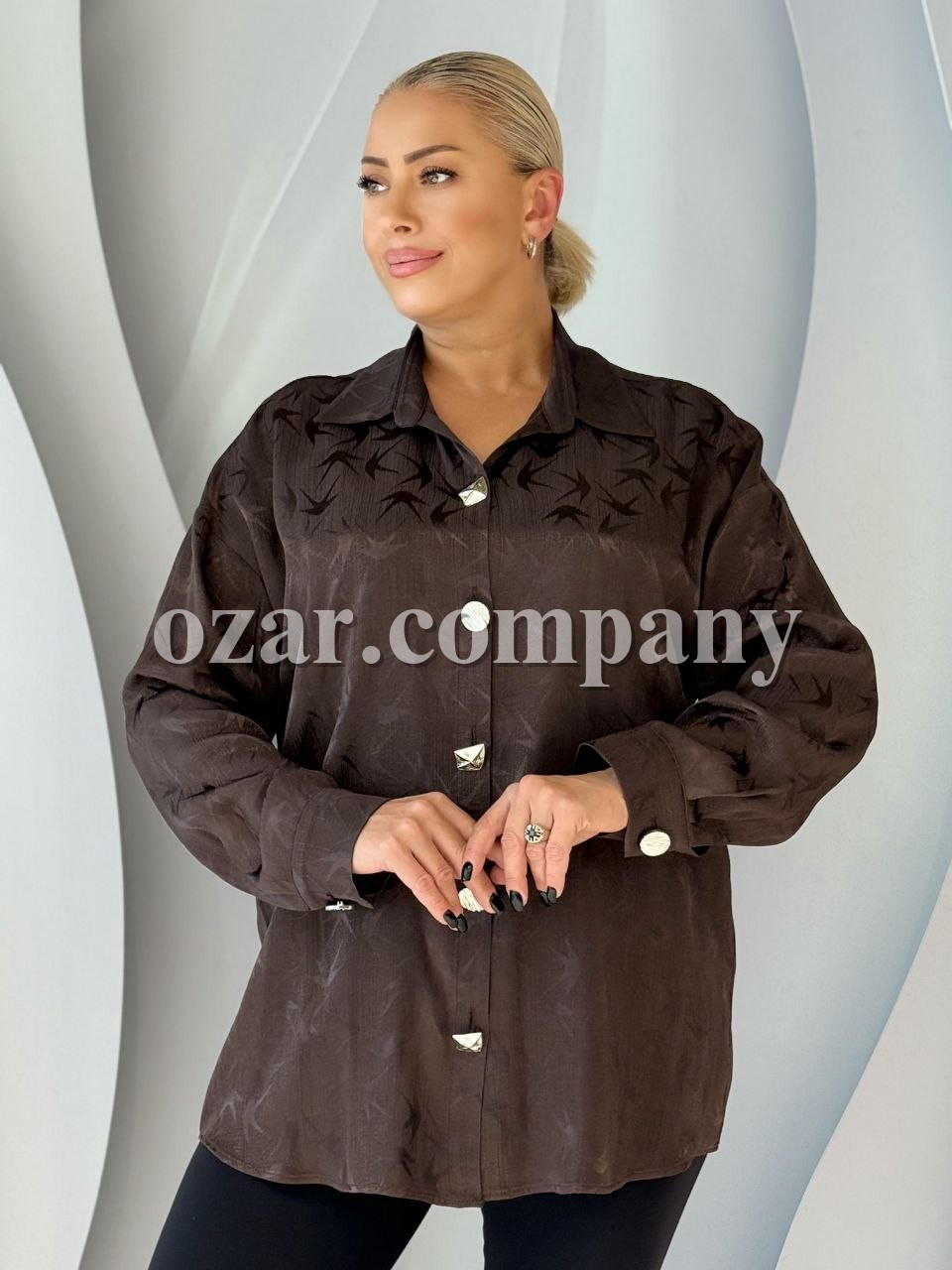 Женская Рубашка Aras (Большие размеры)