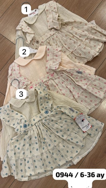 Муслиновое Платье Для Девочки Bebedexs (6-12-24-36мес.)