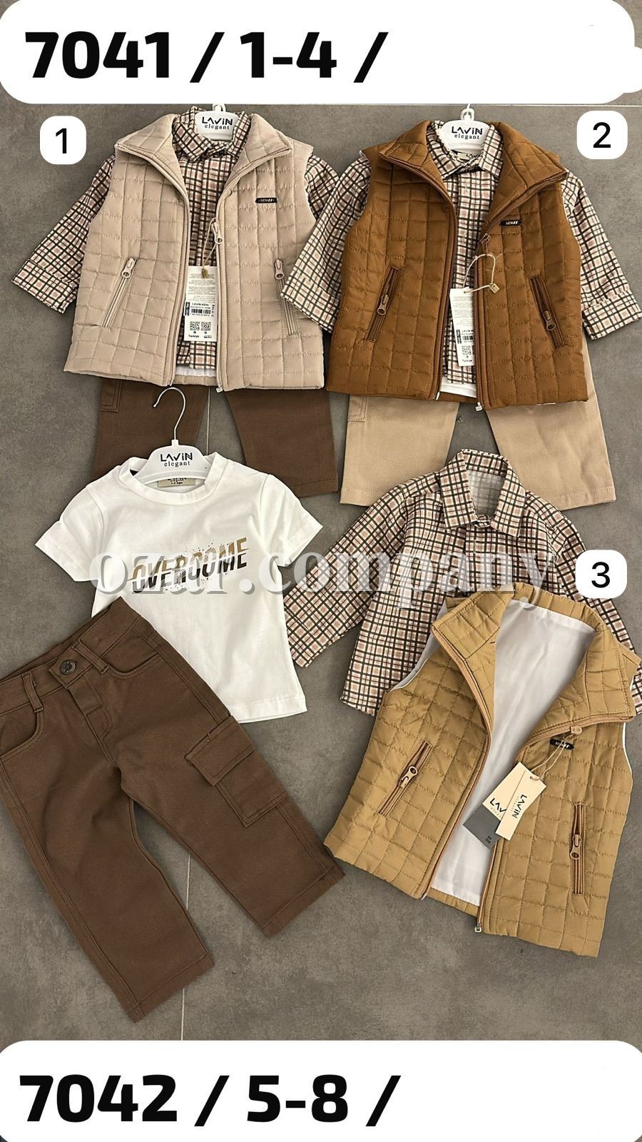 Костюм Четвёрка Для Мальчика Lavin (1-2-3-4лет) 