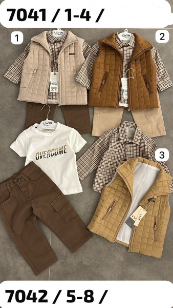 Костюм Четвёрка Для Мальчика Lavin (5-6-7-8лет) 