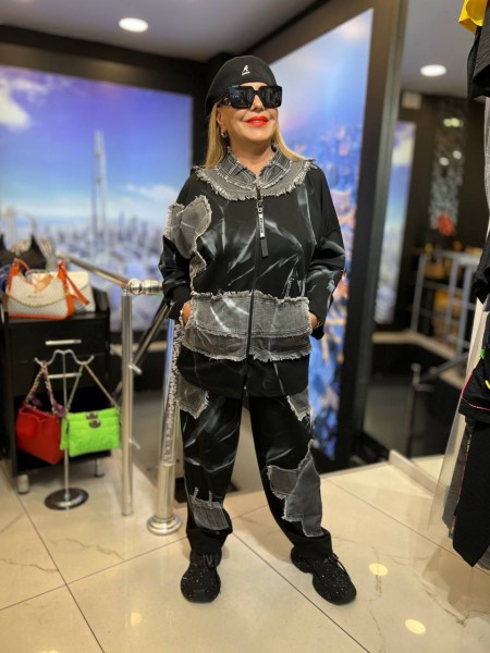 Женский Джинсовый Костюм Iness (Большие размеры)