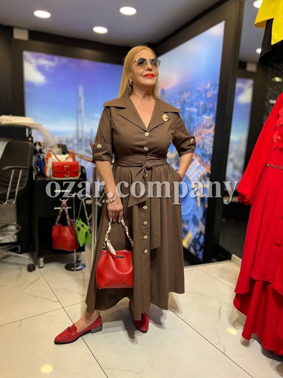 Женское Платье Iness (Большие размеры)