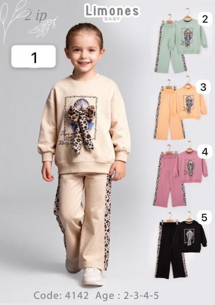 Костюм Двунитка Для Девочки Limones (2-3-4-5лет)