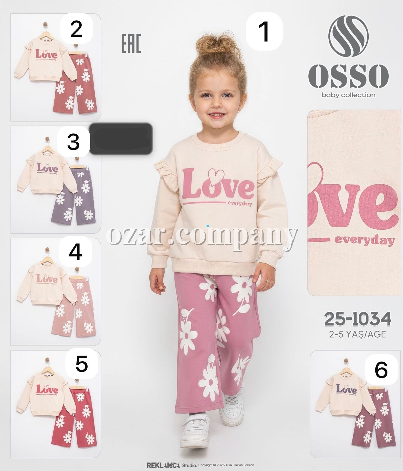 Костюм Для Девочки OSSO (2-3-4-5лет)