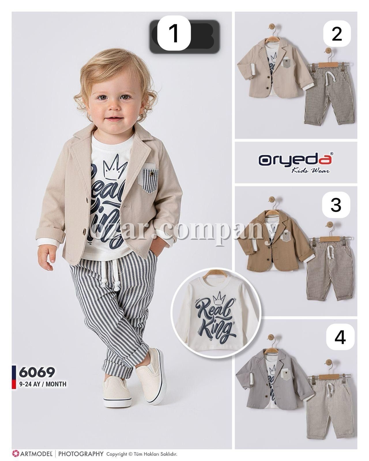 Костюм Тройка Для Мальчика Oryeda (9-12-18-24мес.)