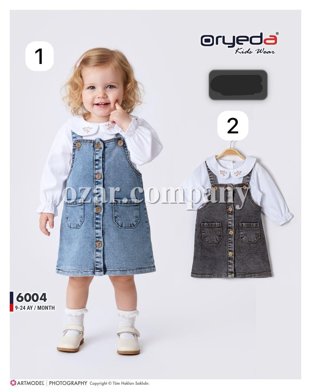 Джинсовый Сарафан Для Девочки Oryeda (9-12-18-24мес.)