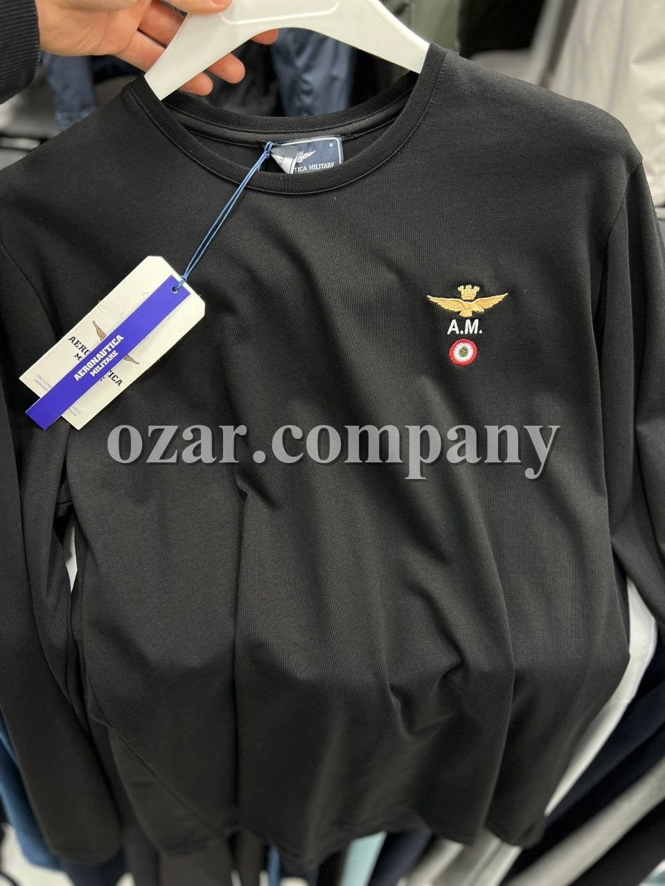 Мужская Футболка На Длинный Рукав Aeronautica Militare