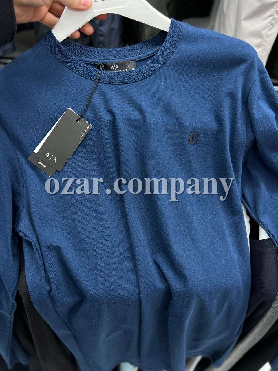 Мужская Футболка На Длинный Рукав Armani Exchange