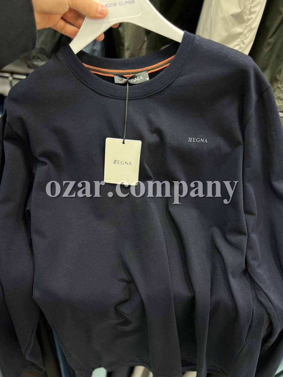 Мужская Футболка На Длинный Рукав Zegna