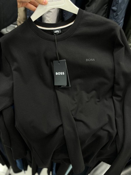 Мужская Футболка На Длинный Рукав Boss