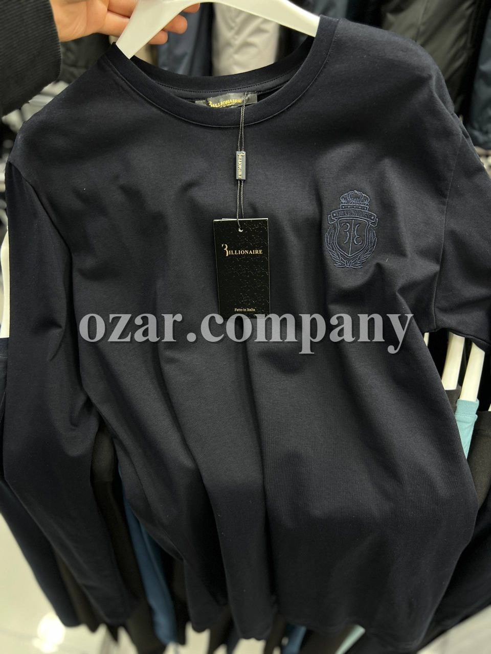 Мужская Футболка На Длинный Рукав Billionaire