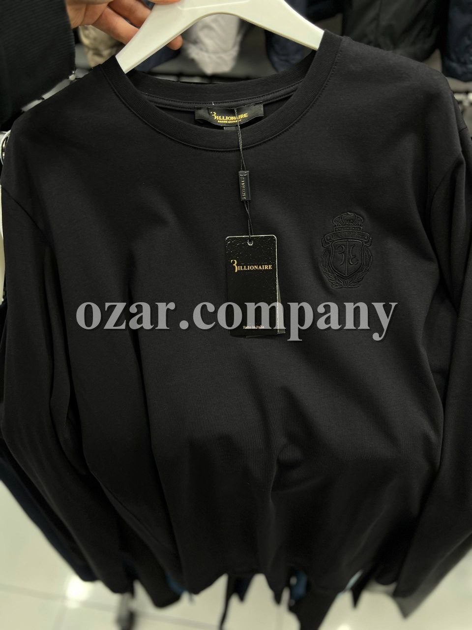 Мужская Футболка На Длинный Рукав Billionaire