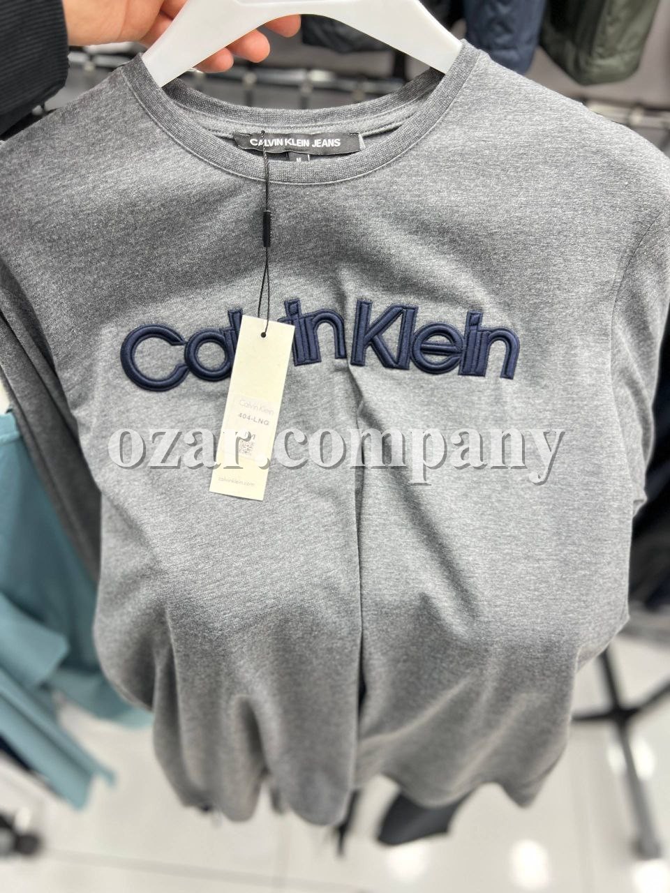 Мужская Футболка На Длинный Рукав Calvin Klein