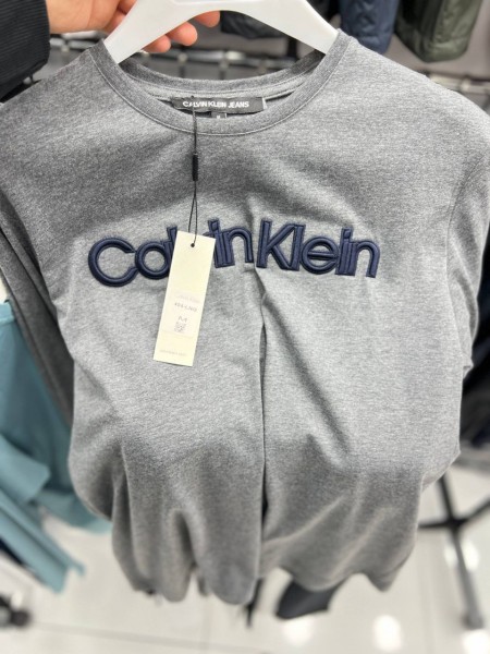 Мужская Футболка На Длинный Рукав Calvin Klein