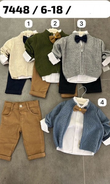 Костюм Тройка Для Мальчика Concept (6-9-12-18мес.)