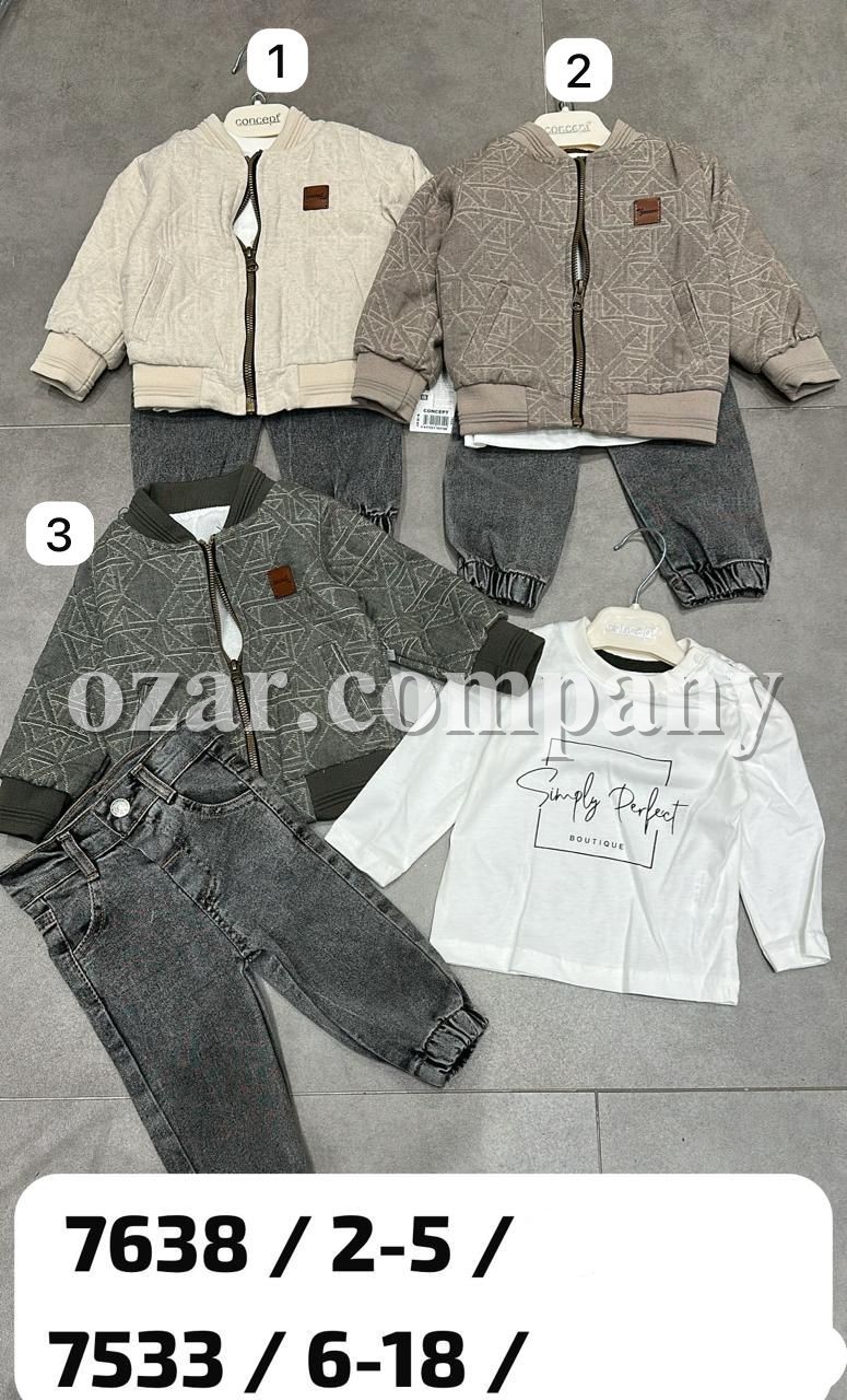 Костюм Тройка Для Мальчика Concept (6-9-12-18мес.)