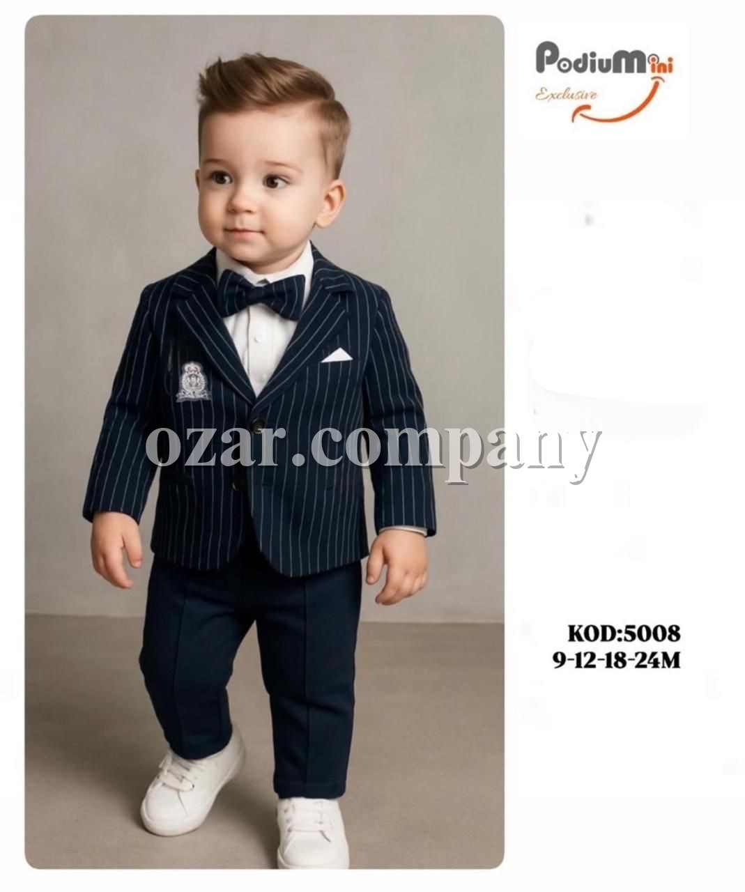 Костюм Тройка Для Мальчика PodiuMini (9-12-18-24мес.)