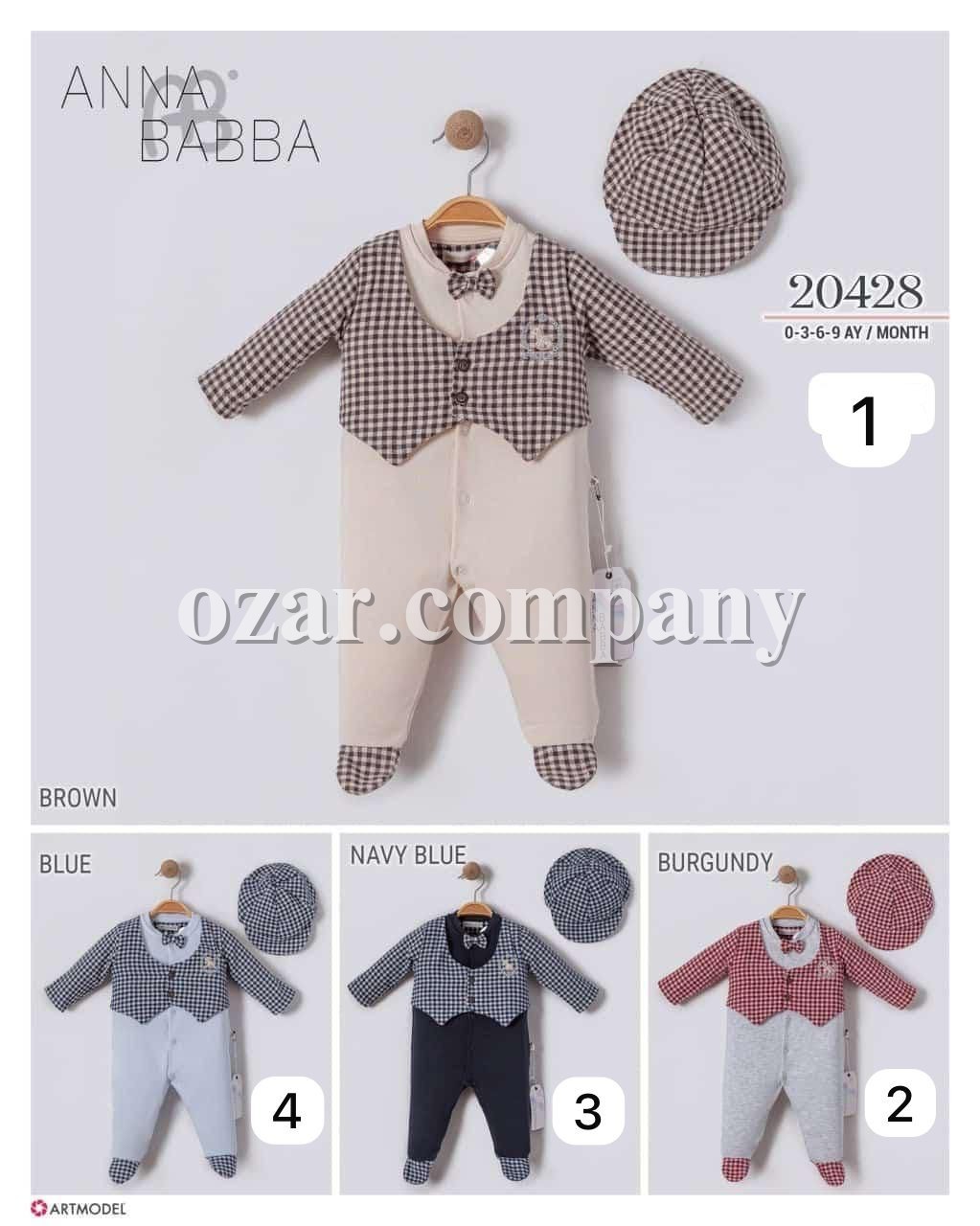 Человечек Для Мальчика Anna Babba (0-3-6-9мес.)