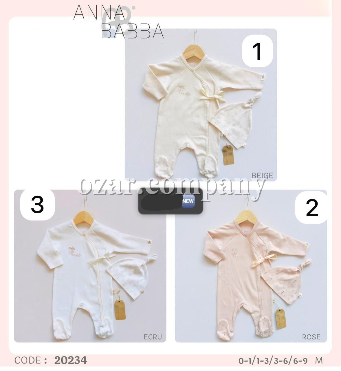 Человечек Для Девочки Anna Babba (0-1/1-3/3-6/6-9мес.)