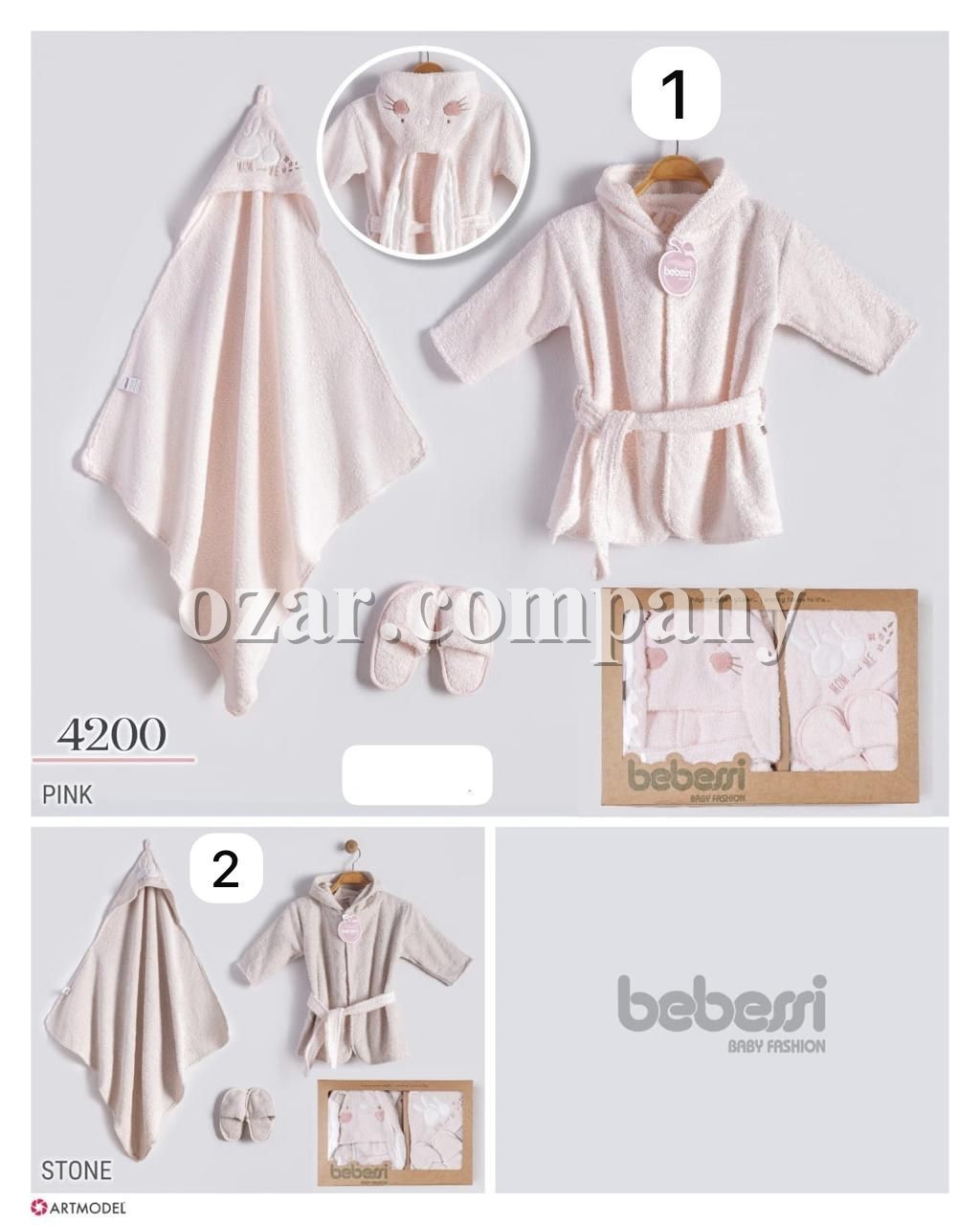 Коробочный Набор Для Новорождённых Bebessi (0-3м)