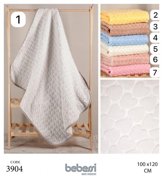 Плед Для Новорождённых Bebessi (100*120см)