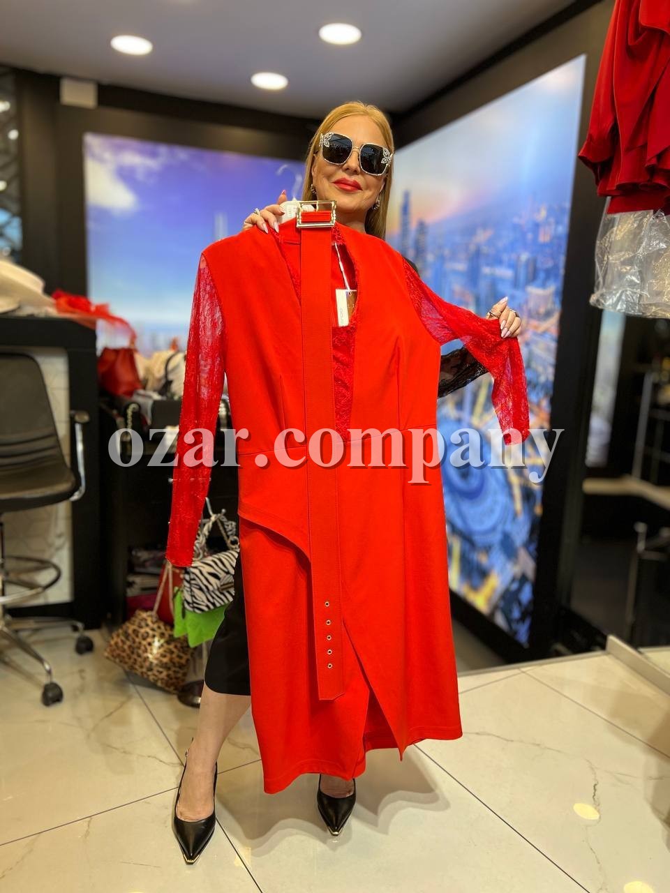 Женское Платье Iness (Большие размеры)