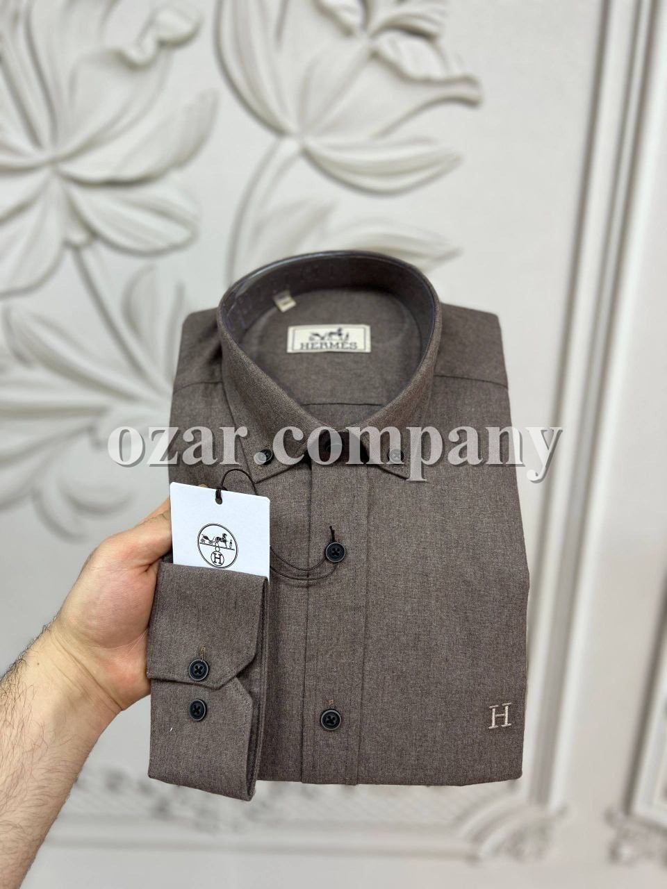 Мужская Рубашка Hermes