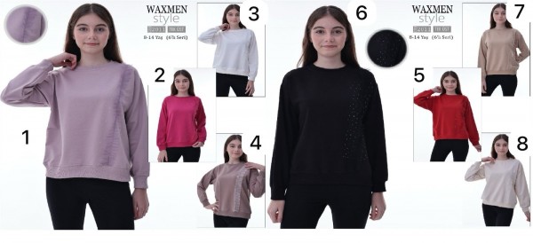 Свитшот Для Девочки Waxmen (9-10-11-12-13-14лет) 