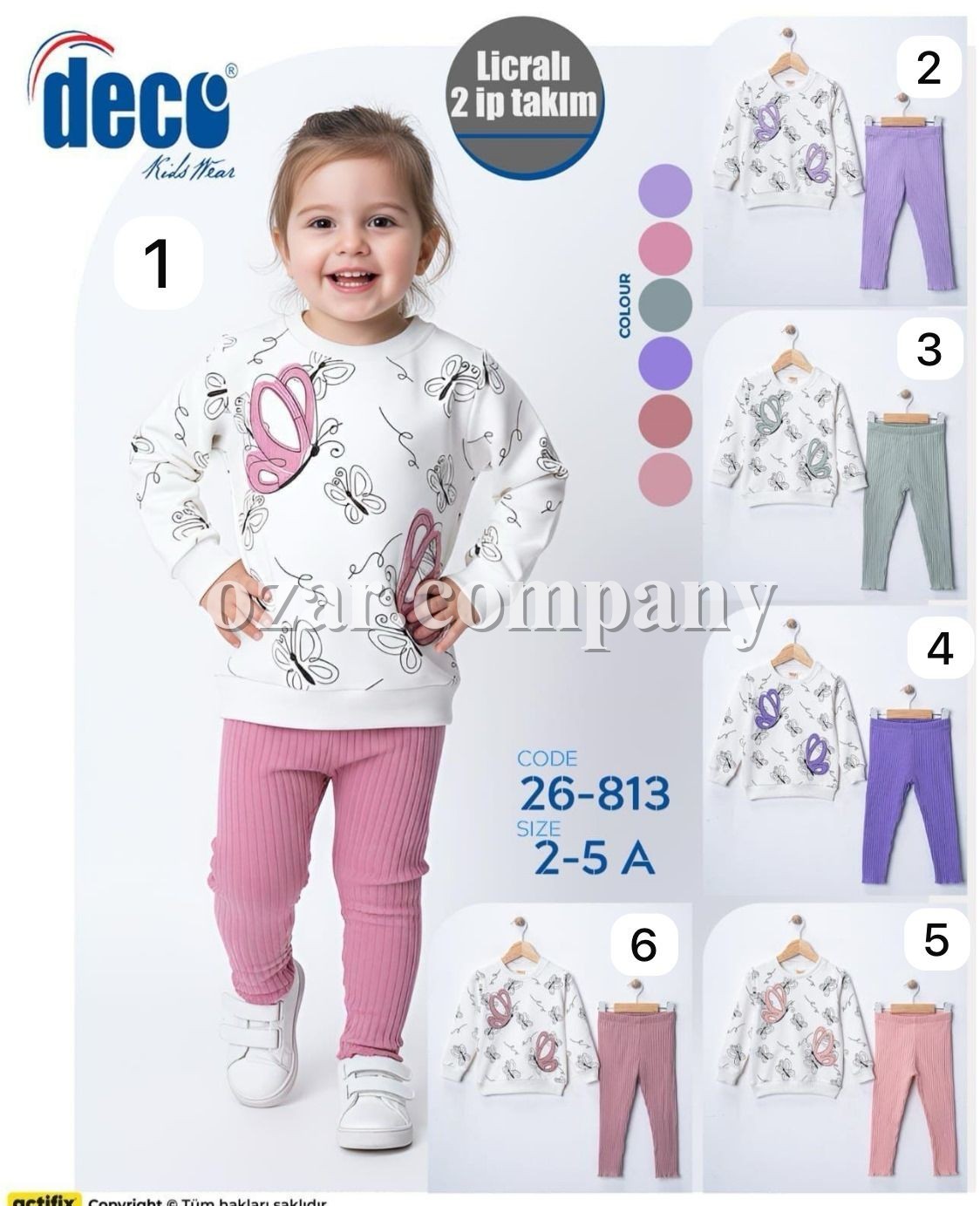 Костюм Двунитка Для Девочки Deco (2-3-4-5лет)