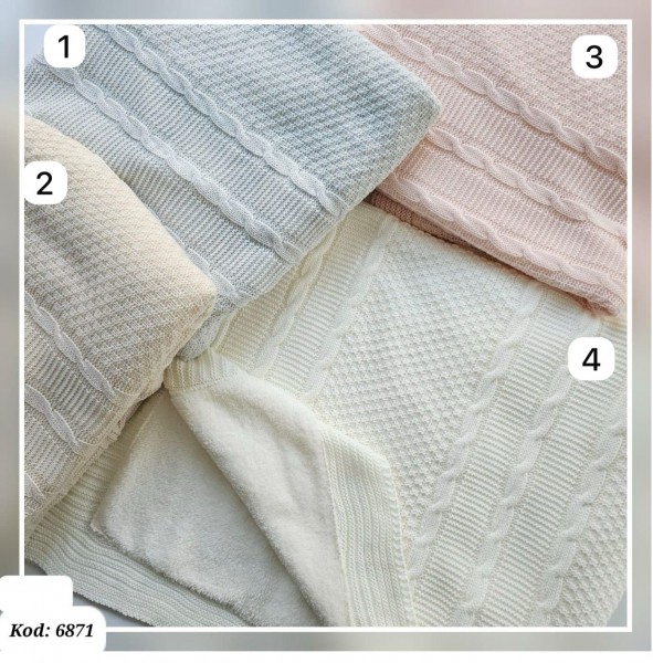 Утеплённый Плед Для Новорождённых Becol (80*90см) 