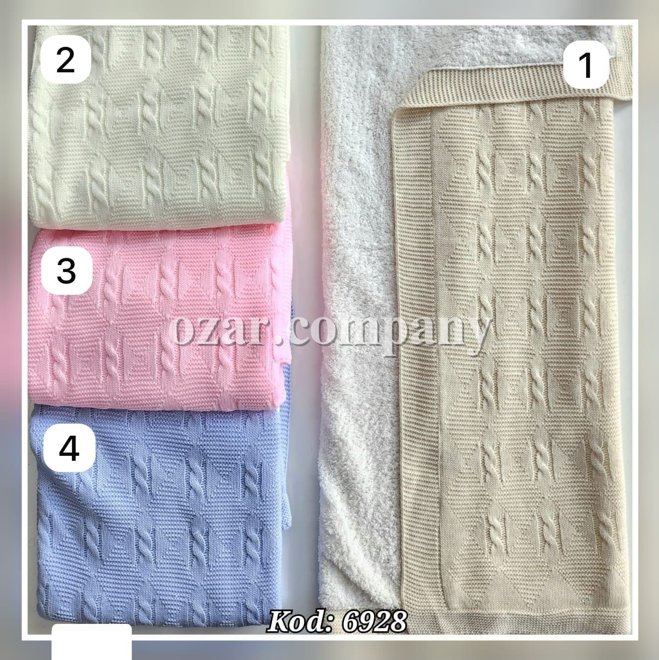 Утеплённый Плед Для Новорождённых Becol (80*90см) 