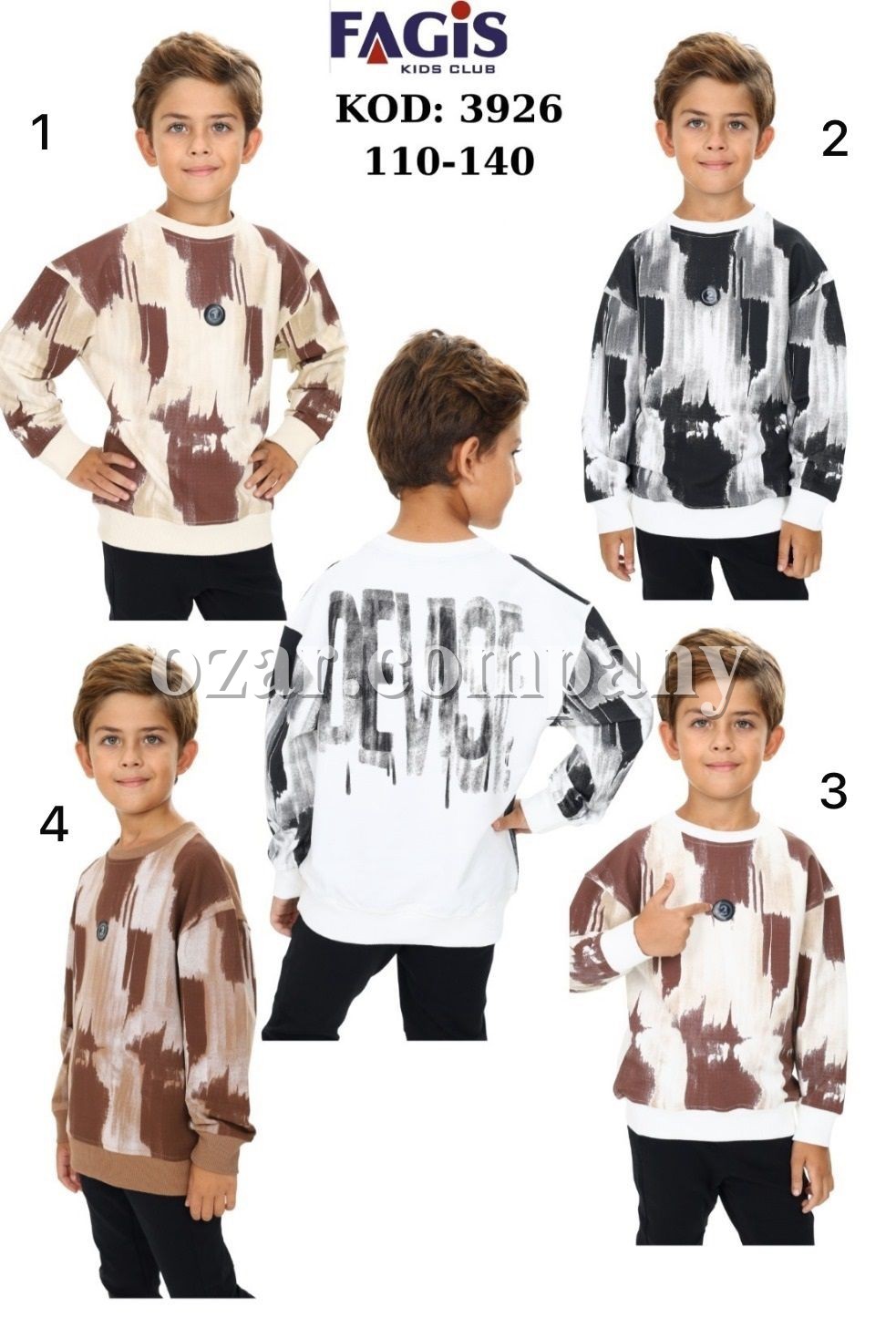 Свитшот Для Мальчика Fagis (5-6-8-10лет) 
