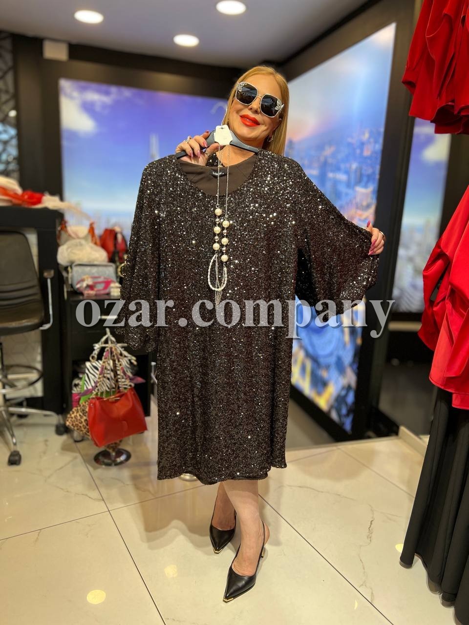 Женское Платье Iness (Большие размеры)