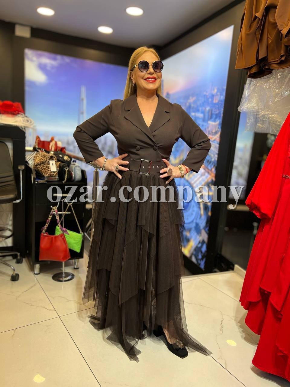 Женское Платье Iness (Большие размеры)