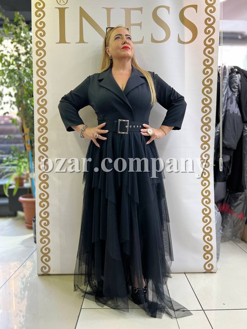 Женское Платье Iness (Большие размеры)