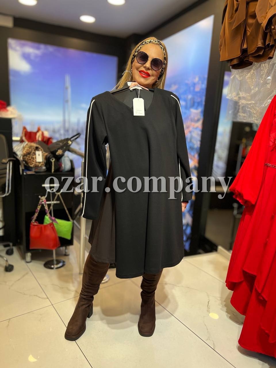 Женское Платье Iness (Большие размеры)