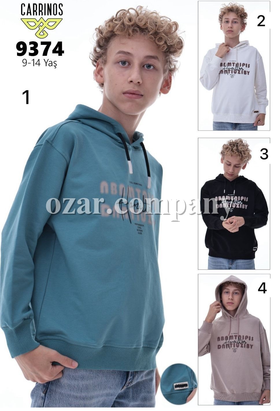 Худи Для Мальчика Carrinos (9-10-11-12-13-14лет)