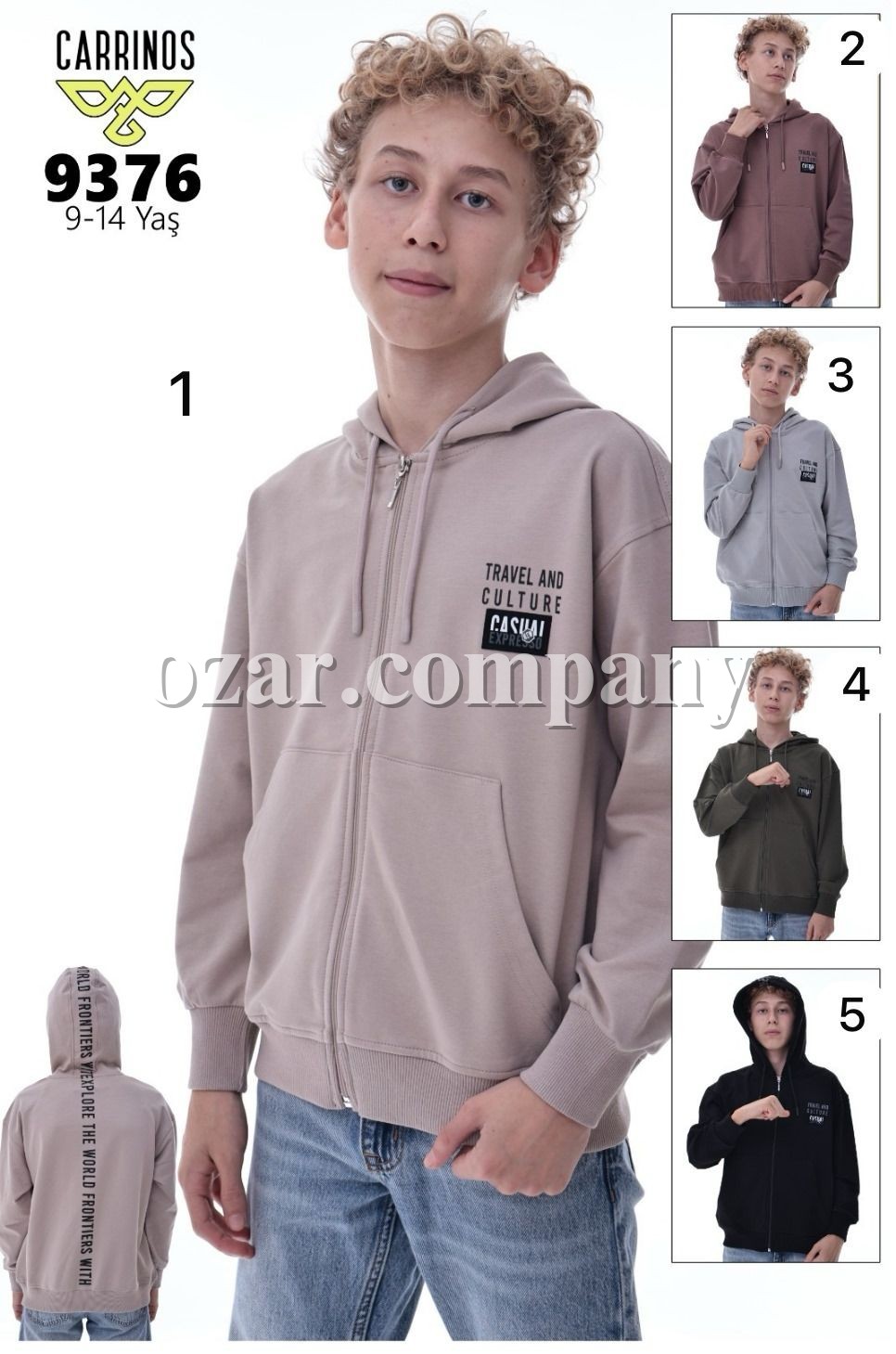 Худи Для Мальчика Carrinos (9-10-11-12-13-14лет)