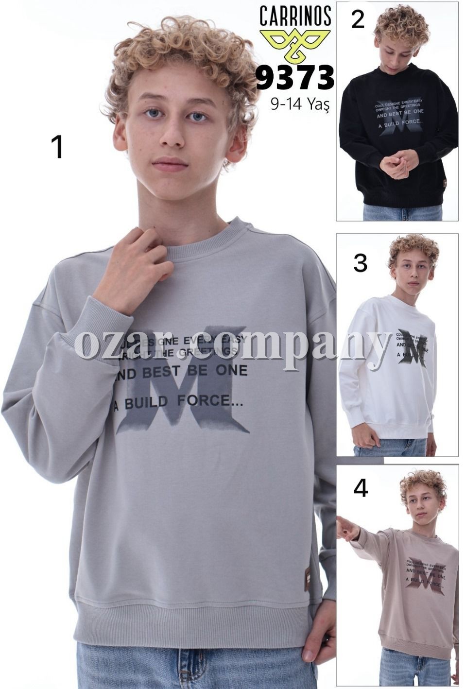 Свитшот Для Мальчика Carrinos (9-10-11-12-13-14лет)